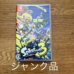 Splatoon 3 Nintendo Switch ソフト　⚠️ジャンク品