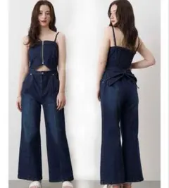 Rady❤新品 タグ付き デニムサロペット バギーコンビネゾン Mサイズ 