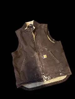 Carhartt カーハート リメイク ユーティリティベスト バイカー L相当