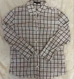 BURBERRY LONDON長袖シャツチェック柄レディース