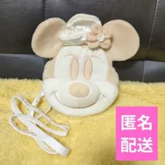 ディズニーリゾート　ミニー　パスケース　ポシェット　ホワイトミニー