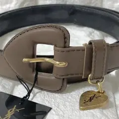 ✨美品✨サンローラン YSL ベルト 本革 カサンドラ ゴールド金具 男女兼用 カサンドラ ベルト（ブラックレザー） | Saint Laurent | YSL JP