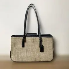 COACH コーチ ストロートートバッグ かごバッグ