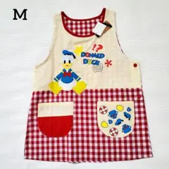 【新品未使用タグ付き】M ドナルドダックエプロン 保育士 介護 看護師