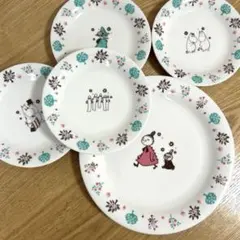 yamaka MOOMIN ムーミン 大・小 プレート 5点セット