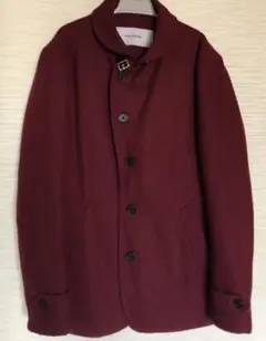 ナノユニバース★メルトンマリンコート/チンストラップ付き★美品