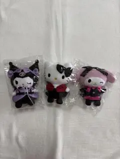 PUNKS サンリオキャラクターズ ぬいぐるみチャーム 3種セット