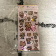 日焼けキティちゃん　キラキララインストーンシール