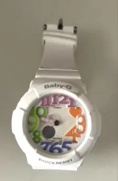 Casio Baby-G ホワイト ショックレジスト BGA-131 電池なし