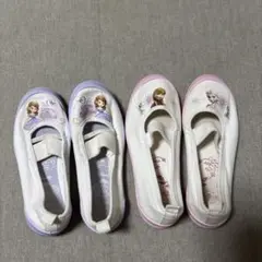アナと雪の女王 ソフィア　上履き　2足セット