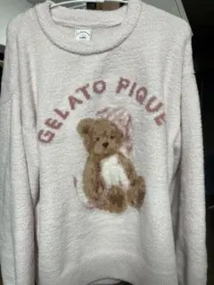 gelato pique GOOD NIGHT BEAR ジャガードプルオーバー