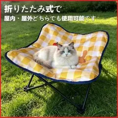 【新品未使用】〇火・水・木曜限定価格　 折り畳み式ペットベッド 犬用のサムネイル