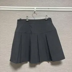 グレー ミニ丈 プリーツスカート　制服　韓国