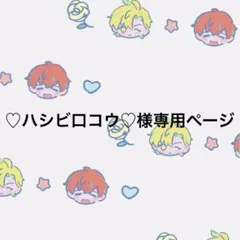 ♡ハシビ口コウ♡様専用ページ