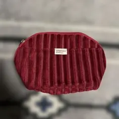 コメダ珈琲 ソファ生地 ポーチ レッド 福袋