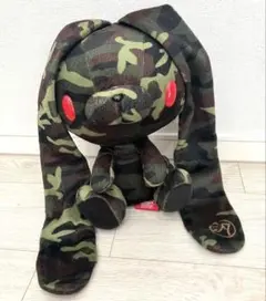 美品　汎用ウサギ　迷彩柄　カモフラ　mori chack