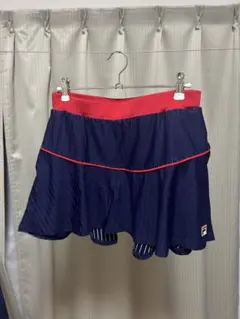 FILA テニス スカート M ネイビー/レッド