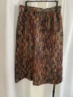 ★美品★ 古着屋購入 ロングスカート 裏地付き VINTAGE レトロ