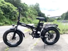 DEEPPOWER 折りたたみ電動自転車 ブラック オマケ付き - メルカリ