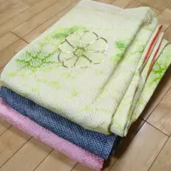 5583 総絞り振袖・羽織まとめ売り3着！リメイク•お稽古用など☆のサムネイル