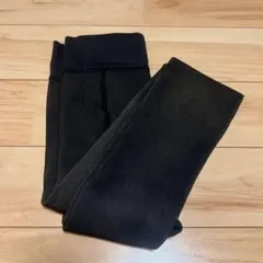 【未使用品】福助 フェイクタイツ 透け感 防寒 厚手 ブラック L〜LL