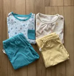 UNIQLO ユニクロ　長袖パジャマ 上下セット 気球柄 宇宙柄　2着セット