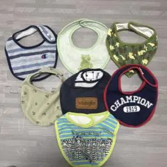 ベビー用スタイ・よだれかけ 7枚セット