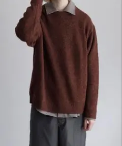 【Casper John】 ウール100%セーター