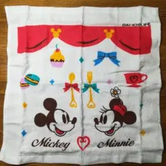 ミッキーマウス ミニーマウスハンドタオル 非売品