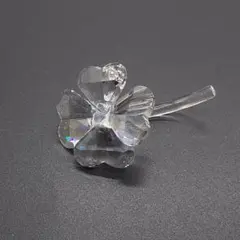 スワロフスキー 四葉のクローバー 置物 - メルカリ