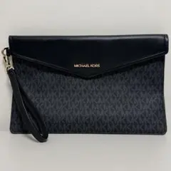 MICHAEL KORS ブラック クラッチバッグ