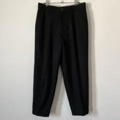 19FW RICCARDO METHA ウール レーヨン 1タック スラックス