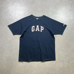 USA製 OLD GAP センターロゴ Tシャツ ネイビー ギャップ