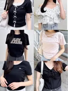 送料無料INGNI 夏服 まとめ売り 6着 Tシャツ オフショル トップス