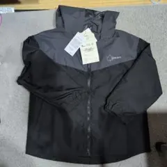 LOGOS DAYS フード付きジャケット 130サイズ 黒/グレー
