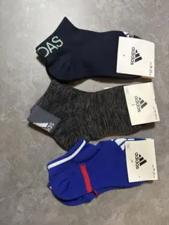 adidas キッズ靴下 3足セット　19-21cm