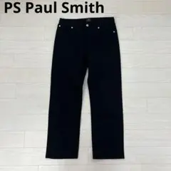 PS Paul Smith ストレッチ コットン テーパードデニムパンツ 黒 Sのサムネイル