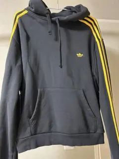 adidas ブラック フード付き スウェット M