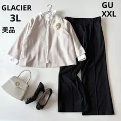 ■美品【大きいサイズ】グラシア×GUフォーマル2点セット入学式　卒業式3L