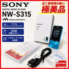 廃盤希少 未使用級 SONY ウォークマン NW-S315 ブルー 16GB 廃盤希少 未使用級 SONY ウォークマン NW-S315 ブルー 16GB - メルカリ