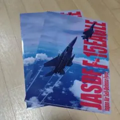 JASDF F-15Eagle クリアファイル 2枚 ポストカード付 自衛隊