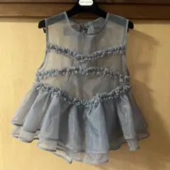 bibiy フリルトップス SNIDEL - Bibiy.ビビィ新作✨新品フリルトップス白 Fの通販 by 樹木