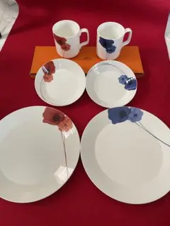 ◉セール！新品　NARUMI ボーンチャイナ　スプリング•フィールド 2人用6点