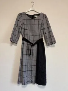 Début de Fiore チェック柄ワンピース 38