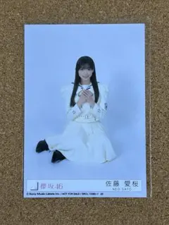 櫻坂46 佐藤愛桜 12th Make or Break 封入 生写真 座り
