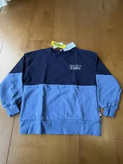 キッズ　バイカラー トレーナー 120cmのサムネイル