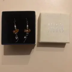 天然石ピアス