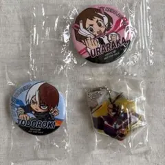 僕のヒーローアカデミア ピンバッジ キラキラチャーム3個セット　びっくらポン