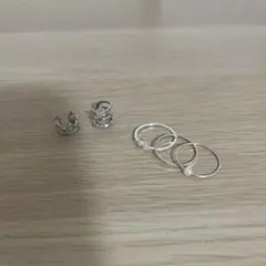 シルバーリング＆イヤーカフ5点セットのサムネイル