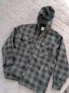 Dickies フード付きチェックシャツジャケット L/JG